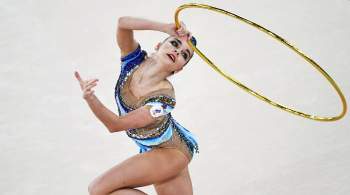 Дина Аверина победила на чемпионате мира в упражнении с обручем