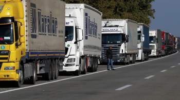 Минпромторг готовит исключения для въезда грузовиков из ЕС