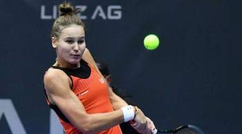 Российская теннисистка Кудерметова выбыла с турнира в австрийском Линце
