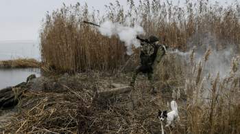 Бойцы бригады  Волки  поразили блиндаж противника на Донецком направлении