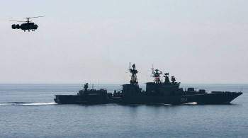 Совершающий дальний поход отряд кораблей ТОФ вышел в Индийский океан
