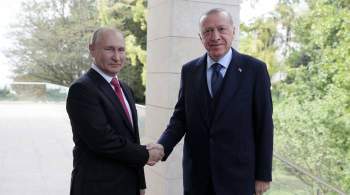 Путин и Эрдоган обсуждали сооружение новых блоков АЭС в Турции