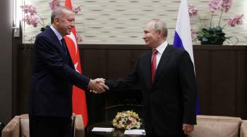 Путин и Эрдоган выразили настрой на развитие экономического сотрудничества