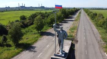 Путин открыл мост через реку Кальмиус в Мариуполе 