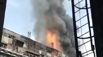 Губернатор назвал возможную причину пожара на Новочеркасской ГРЭС