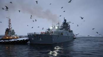 Опубликовано видео выхода в море фрегата  Адмирал Горшков 