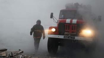 В поселке Седово в ДНР начался пожар 