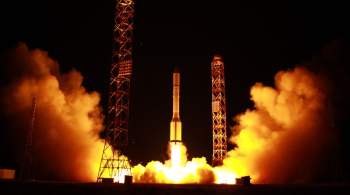 С Байконура запустили ракету  Протон-М  со спутником-ретранслятором