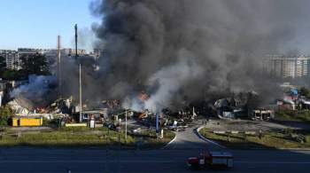 В Новосибирске 17 человек остаются в больнице после пожара на АЗС 