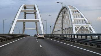 На Крымском мосту заменят два железнодорожных пролета