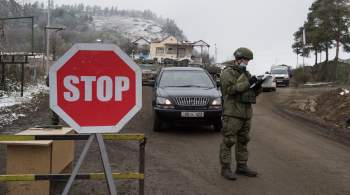Российские миротворцы обсудят разблокирование Лачинского коридора