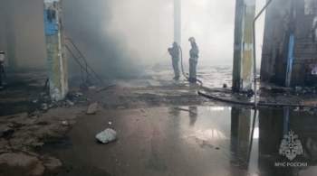 Пожар на бывшем подшипниковом заводе в Самаре локализовали 