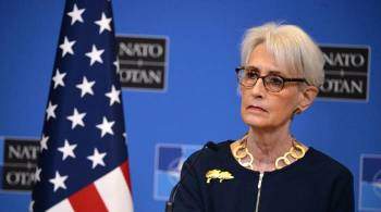Россия не отказалась от дальнейших дискуссий с НАТО, заявила Шерман