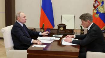 Путин встретился с губернатором Приморского края 