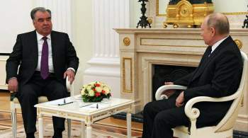 Президент Таджикистана поздравил Путина с днем рождения