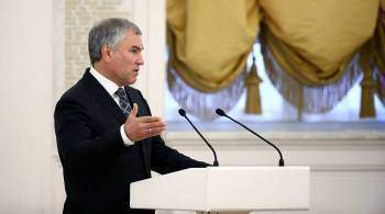 Володина переизбрали председателем Парламентской ассамблеи ОДКБ
