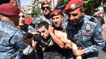 На акциях протеста в Ереване задержали 98 человек 