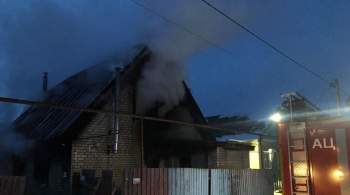 Под Пензой три человека погибли при пожаре в частном доме  