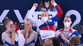 Российские гимнастки завоевали золото в командном турнире на Олимпиаде