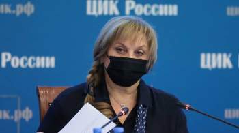 Памфилова заявила, что партии не высказали претензий по видеонаблюдению