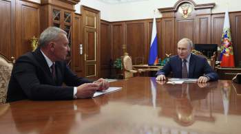 Путин обсудил с главой  Роскосмоса  развитие низкоорбитальной группировки