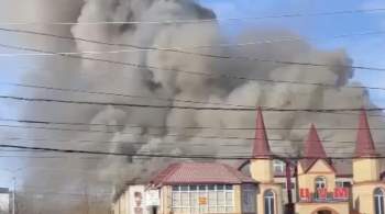 В МЧС рассказали о сложностях тушения пожара в Буйнакске 