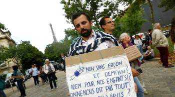 Акт седьмой: в Париже противники санитарных пропусков вновь вышли на улицы