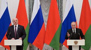 Путин и Лукашенко не обсуждали признание Крыма Белоруссией, заявил Песков