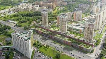 На западе Москвы построят торговый центр с парком на крыше