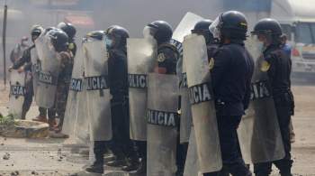 Протестующие в Перу попытались прорваться в здание конгресса, сообщили СМИ