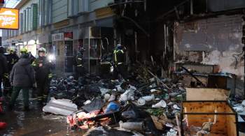 В торговом центре у станции метро  Бауманская  в Москве произошел пожар