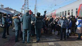 Третий эвакуационный поезд отправился из Луганска в Ростовскую область