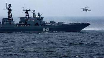 Российский фрегат поразил подводную цель комплексом  Ответ 