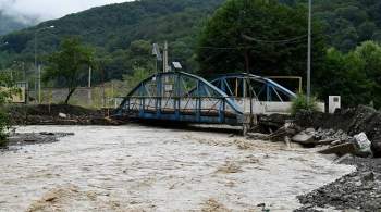 В Северском районе Кубани река Шебш подтопила два населенных пункта