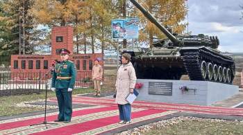 В Башкирии открыли памятник танкисту, геройски погибшему в зоне СВО 