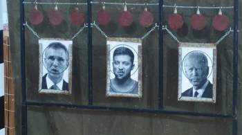 В Томске в тире повесили портреты Зеленского, Столтенберга и Байдена 