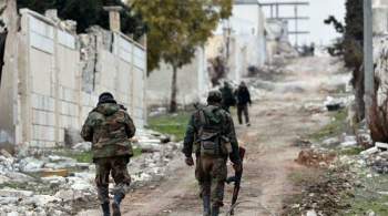 Боевики атаковали сирийскую армию, сбросив с беспилотника бомбу