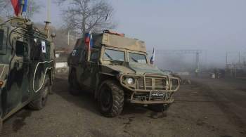 Российские миротворцы помогли Азербайджану доставить гумпомощь в Карабах