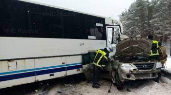 После ДТП с автобусом под Калугой госпитализировали троих пострадавших