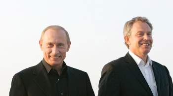 СМИ: экс-премьер Британии Блэр хотел подтолкнуть Путина к западным взглядам