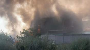 Источник: в Таганроге загорелся частный дом, вероятно, после падения БПЛА