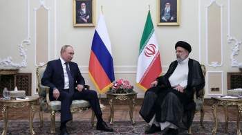 Путин проведет переговоры с президентом Ирана в Москве 