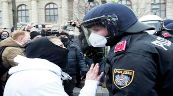Полиция применила слезоточивый газ на акции протеста в Брюсселе