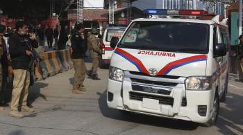 Пять человек пострадали при взрыве в Пакистане