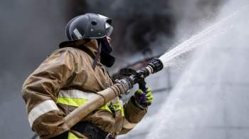 После взрыва газа в доме в Новосибирске вспыхнул пожар
