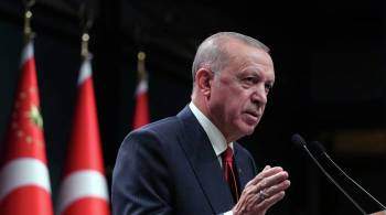 Эрдоган назвал высокую инфляцию главной проблемой Турции