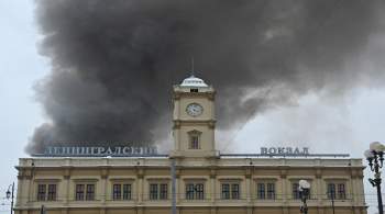 Площадь пожара в центре Москвы выросла до 2,5 тысячи  квадратов 