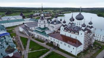 В Соловецком монастыре завершили установку нового комплекта колоколов 
