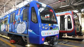 Поезд  Безопасность детства  запустили на Арбатско-Покровской линии метро