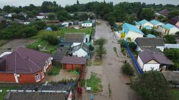 На Кубани подтопило более 1,3 тысяч частных домов